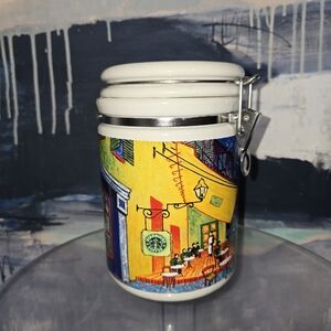 Vintage Starbucks by Chaleur Van Gogh "Cafe Terrace at Night" Coffee Canister